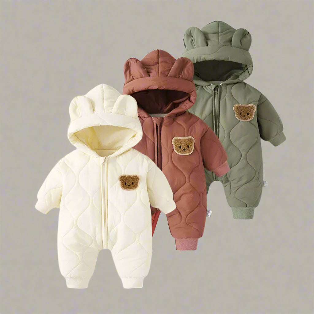 Boucle Bear Puffer Suit