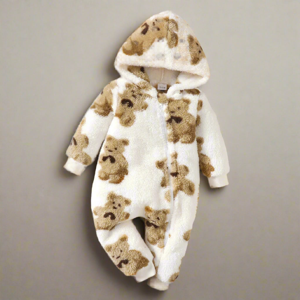 Bear Fleece Pram Suit