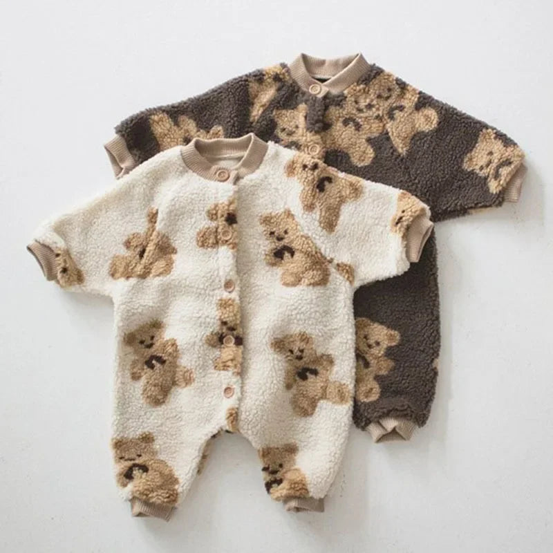 Bear Fleece Romper