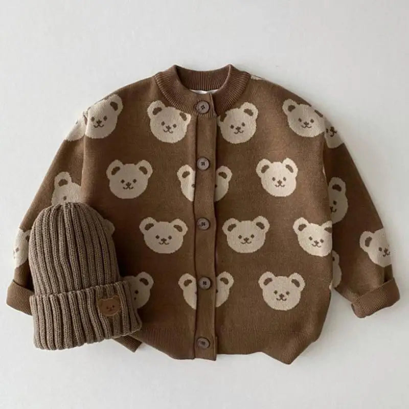 Bear Knit Cardigan